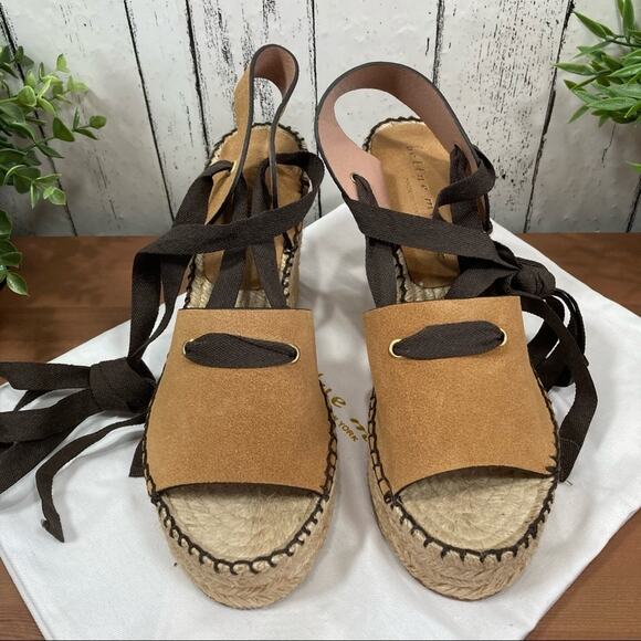 Bettye Muller Christina Lace Up Espadrilles Size 38 - Picture 3 of 9